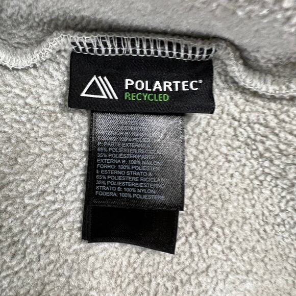 North Face Denali Womens Medium M Grey and Mint Fleece - Picture 5 of 9